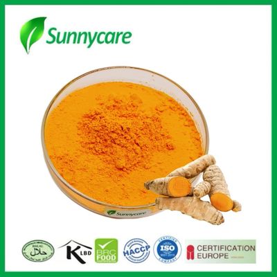 Water Soluble 95% Curcumin Turmeric Root Extract Supplement CAS 458-37-7